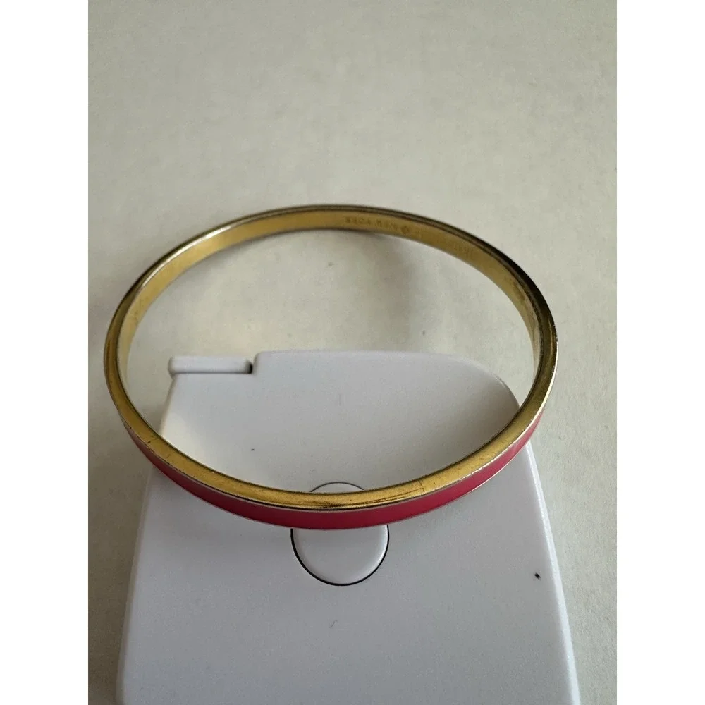 Kate Spade New York Bracelet Bangle Pink Gold "From Me To You" - Picture 5 of 16